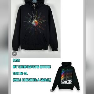 DESPERATE ISO MY CHEMICAL ROMANCE RAYGUN HOODIE
